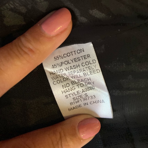 Umgee unique print dress with tie sleeves, fully lined, size small - Picture 11 of 13